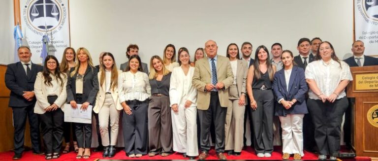 Veintitrés nuevos matriculados se incorporaron al Colegio de Abogados de Mercedes
