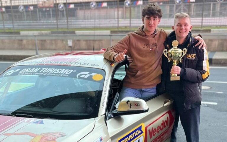 Podio argentino en Alemania: Santiago Baztarrica deslumbró en Nürburgring