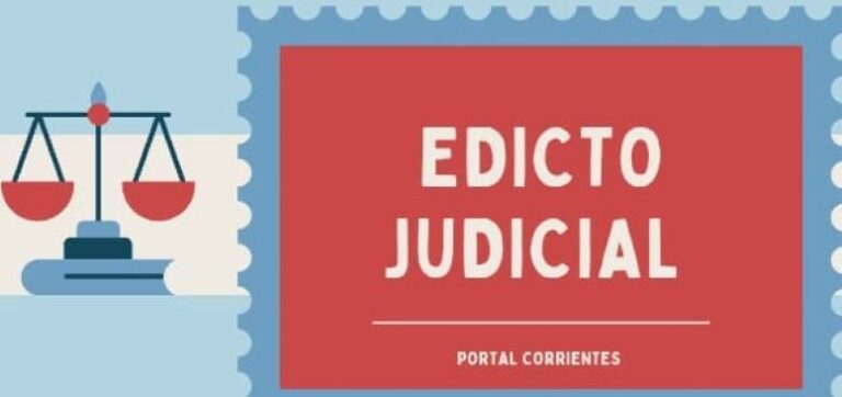 Edicto Judicial