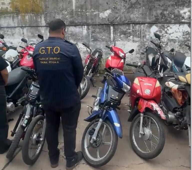 Secuestraron 34 motocicletas y un vehículo durante operativos de tránsito en Pehuajó