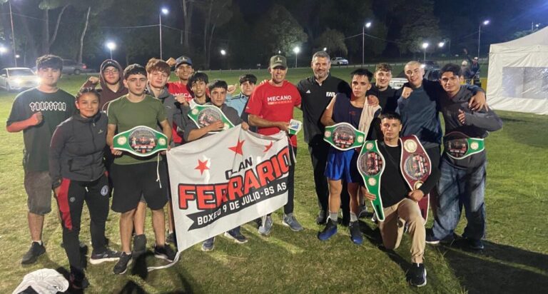 Jóvenes nuevejulienses mostraron su talento en el ring de Pigué