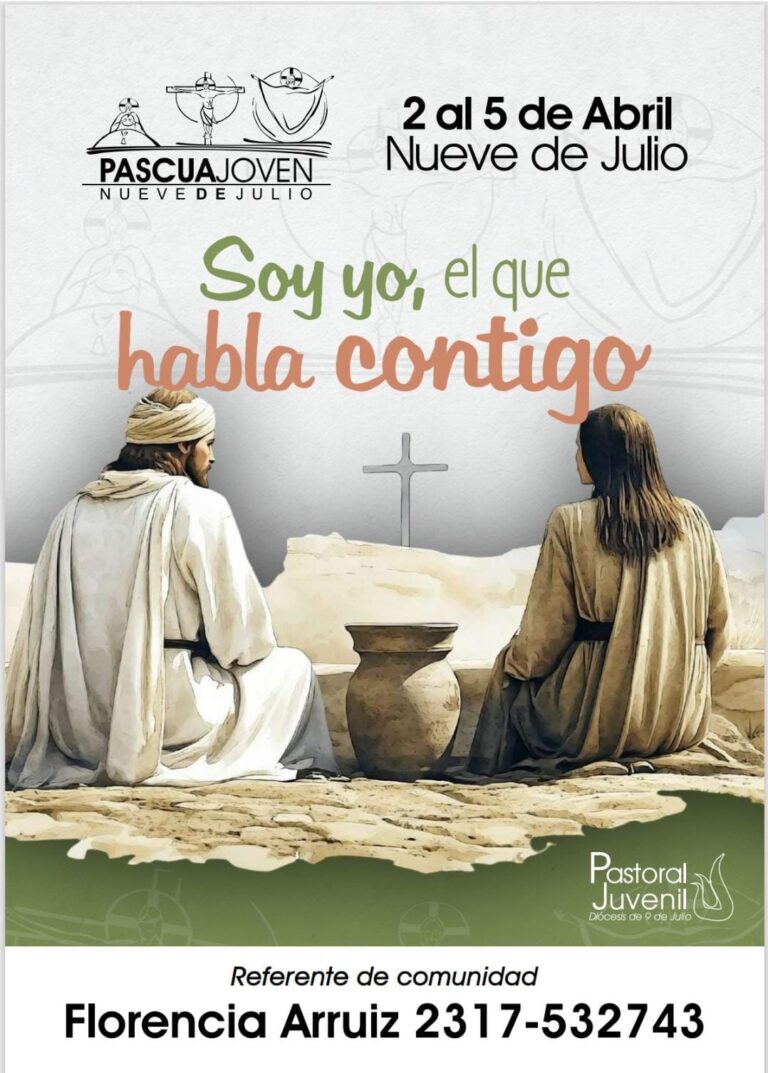 Pascua Juvenil 2026: jóvenes de Nueve de Julio se preparan para vivir la Pasión de Cristo