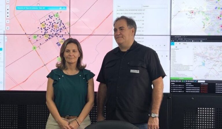 Gentile gestionó en La Plata obras, seguridad y soluciones ambientales para Nueve de Julio