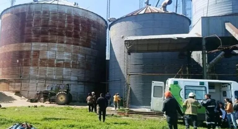 Tragedia en Pergamino: falleció un operario tras quedar atrapado en un silo de granos