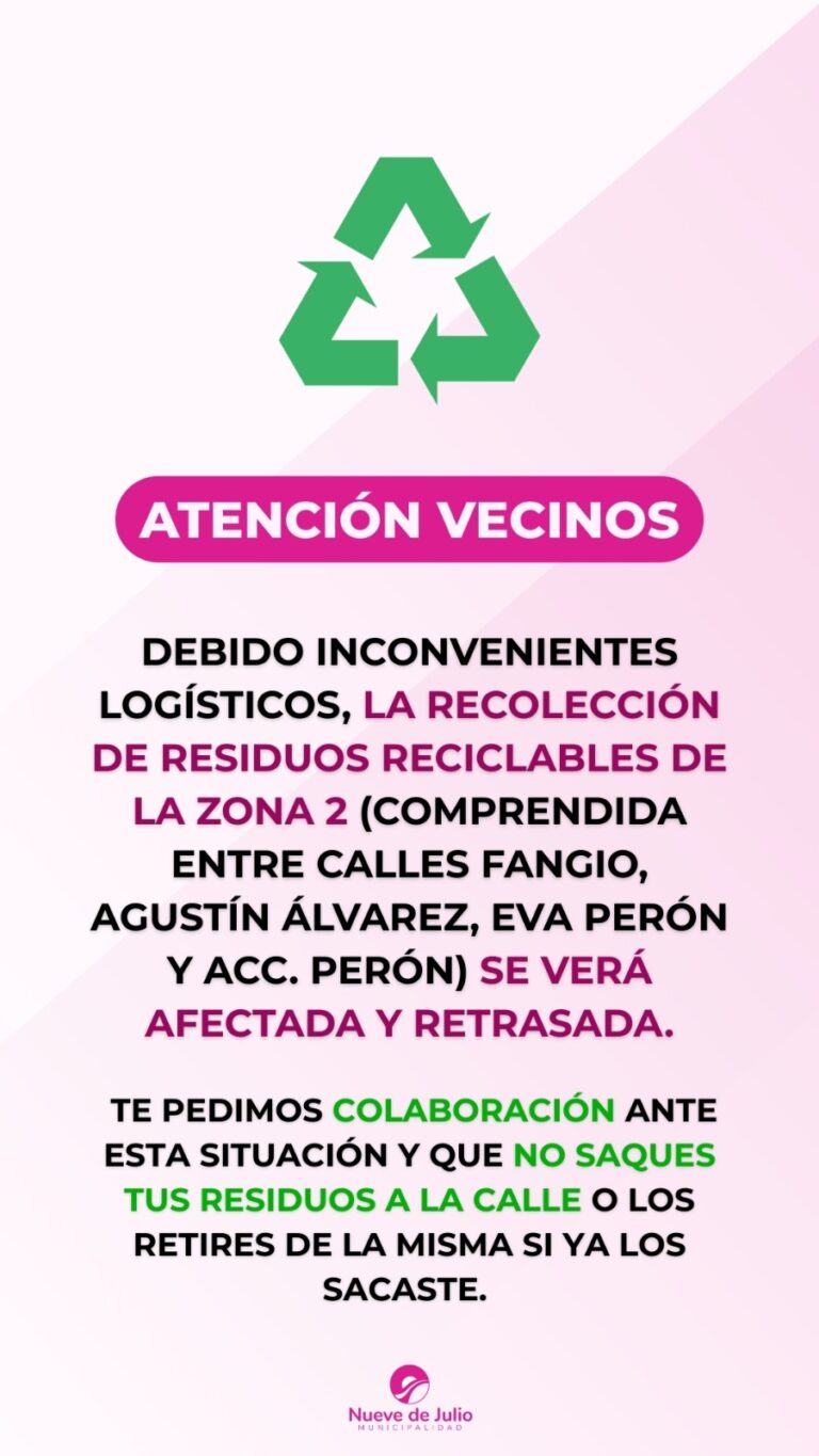 Se verá afectada la recolección de reciclables en Zona 2