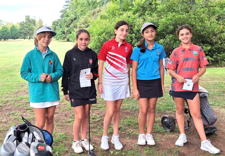 Jugadores menores del Club Atlético brillaron en la primera fecha del Torneo de Golf de FENOBA