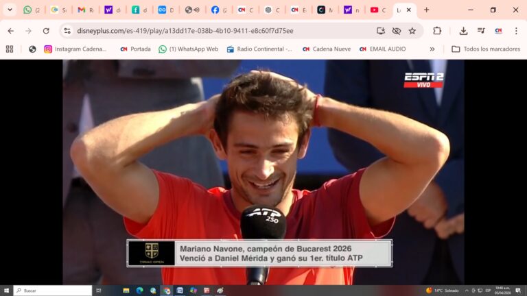 Mariano Navone conquista su primer título ATP en Bucarest
