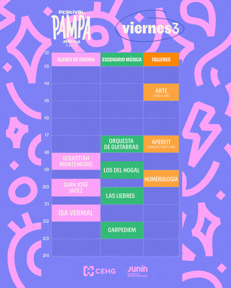 Junín se prepara para la cuarta edición del Festival Pampa, un encuentro gastronómico y cultural imperdible