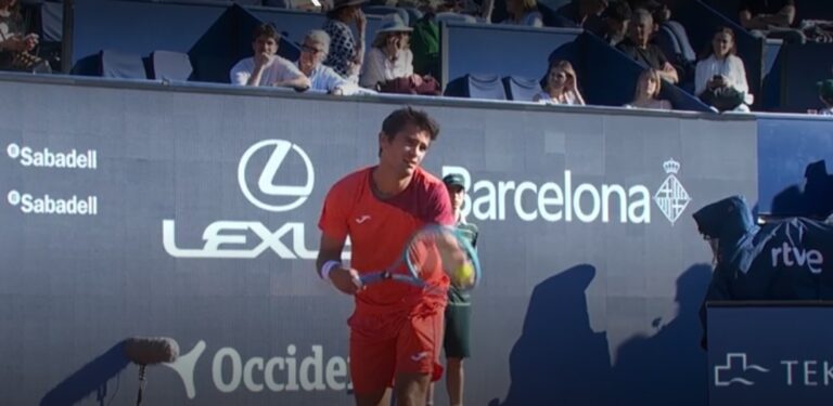 Mariano Navone se despidió en el debut del Barcelona Open al perder con Andrey Rublet