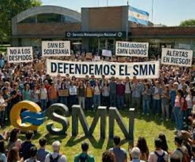 Trabajadores del Servicio Meteorológico Nacional paran hoy