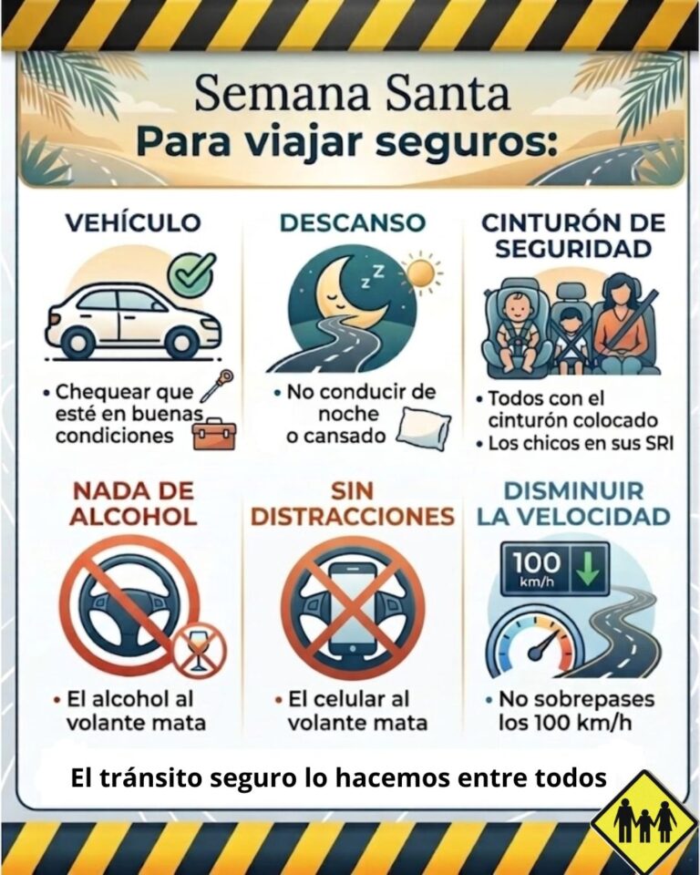 Semana Santa: viajar con responsabilidad para cuidar cada vida en la ruta