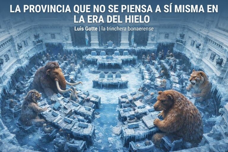 La Provincia que no se piensa a sí misma en la era del hielo