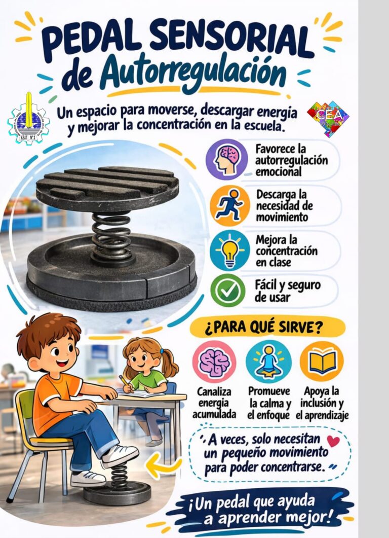 “Pedal Activo”: la innovación nuevejuliense que ayuda a los estudiantes a concentrarse en clase