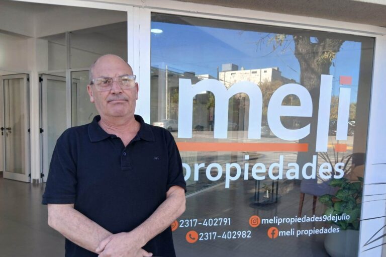 Santiago Meli inauguró su nuevo local de ‘Meli Propiedades’ en una de las esquinas más emblemáticas de Nueve de Julio
