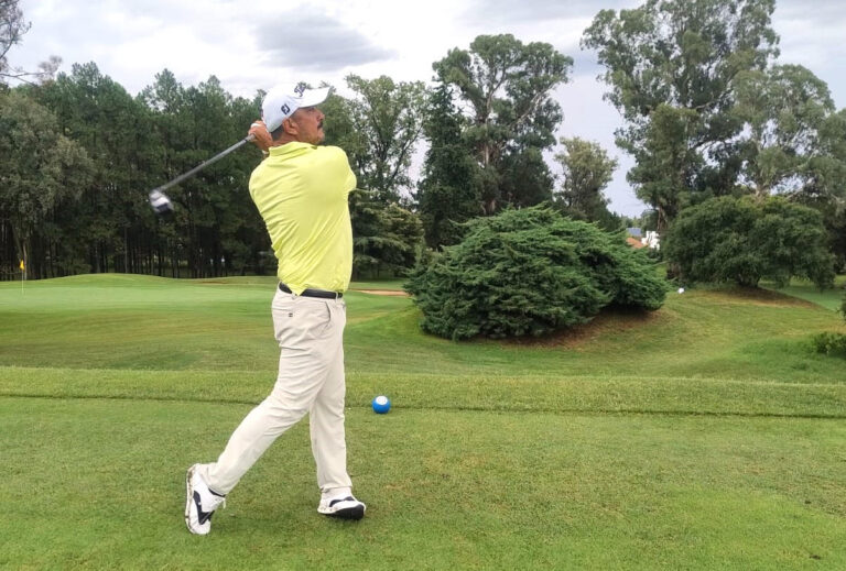 Claudio Roldán se destacó entre leyendas del golf en Río Cuarto