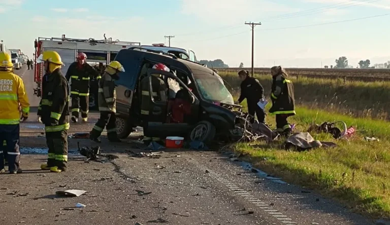 Tragedia vial en la Ruta 33: investigan las causas de un fatal impacto con dos muertes cerca de Saavedra