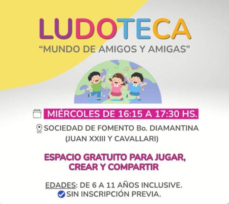 Ludoteca gratuita en el Barrio Diamantina