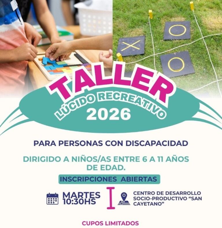 Taller Lúdico Recreativo 2026