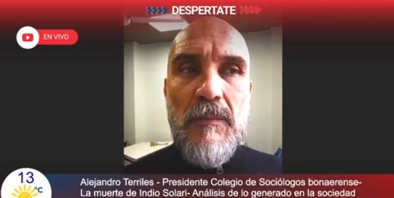 Alejandro Terriles: “La despedida al Indio fue una expresión social que va mucho más allá de la muerte de un ídolo”