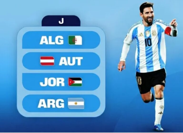 Argentina y Argelia abren el Grupo J con un duelo cargado de expectativas