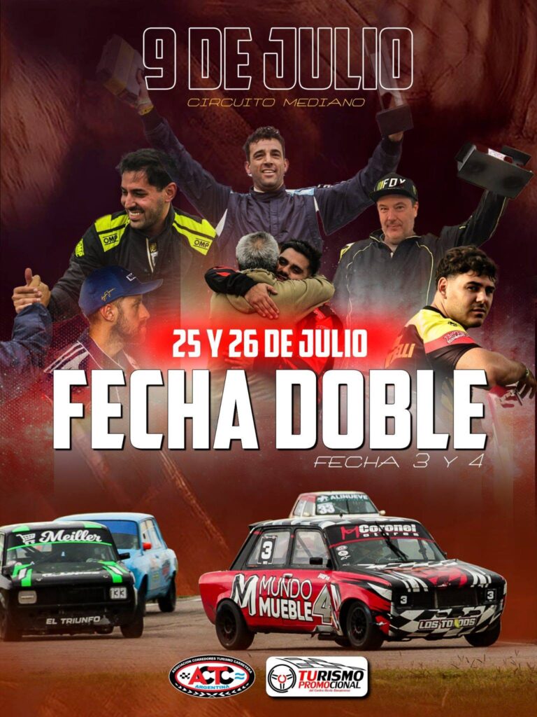 Turismo Promocional confirma fecha doble en Nueve de Julio: se correrán la tercera y cuarta del campeonato