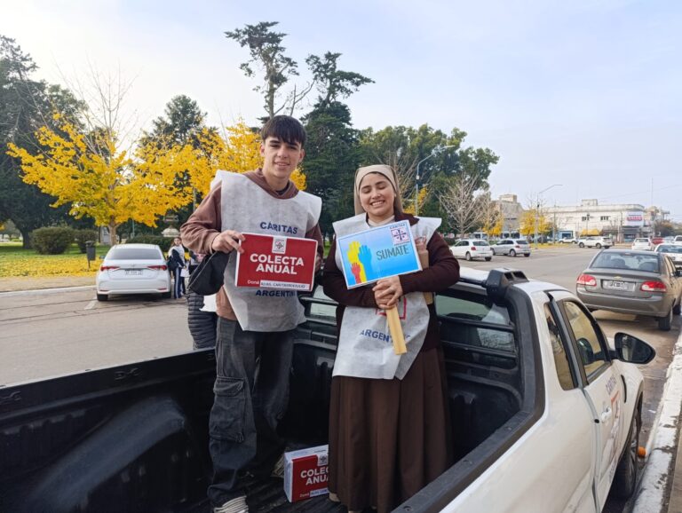 Nueve de Julio: se realizó la primera jornada de la Colecta Anual de Cáritas bajo el lema “70 años alentando la esperanza”