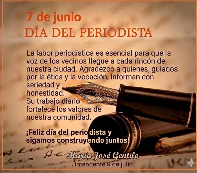 Día del Periodista: María José Gentile destacó el valor de la prensa local en el distrito
