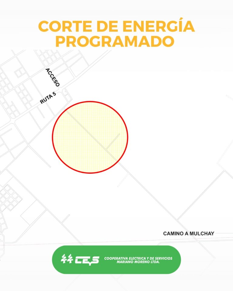 La CEyS hará mantenimiento en la red eléctrica afectando a vecinos con un corte de luz
