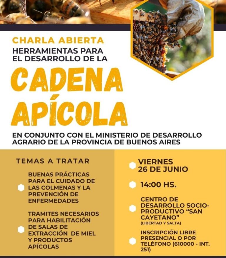 Charla abierta para fortalecer la cadena apícola