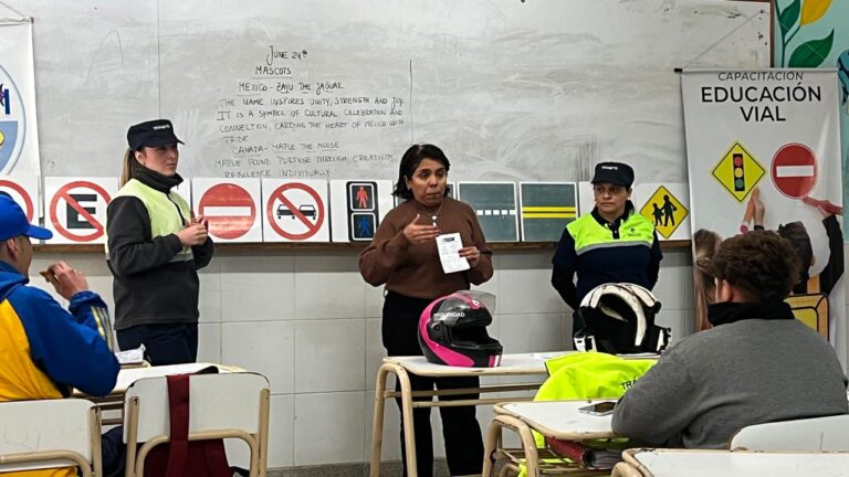 La educación vial sigue llegando a las escuelas nuevejulienses