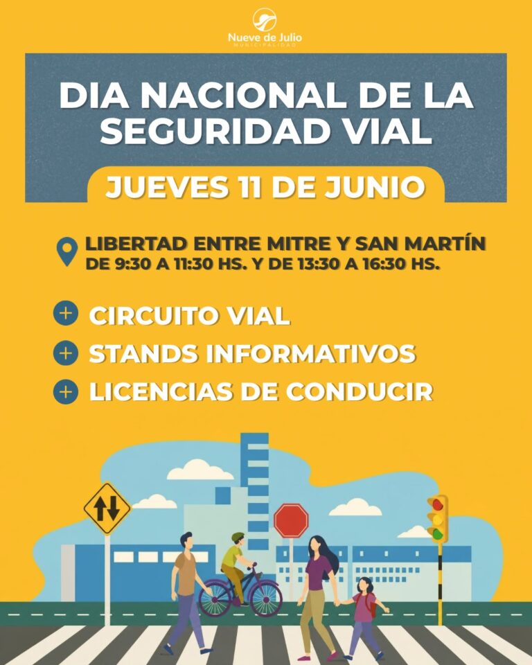 Educación vial en acción en Plaza Belgrano con alumnos y vecinos
