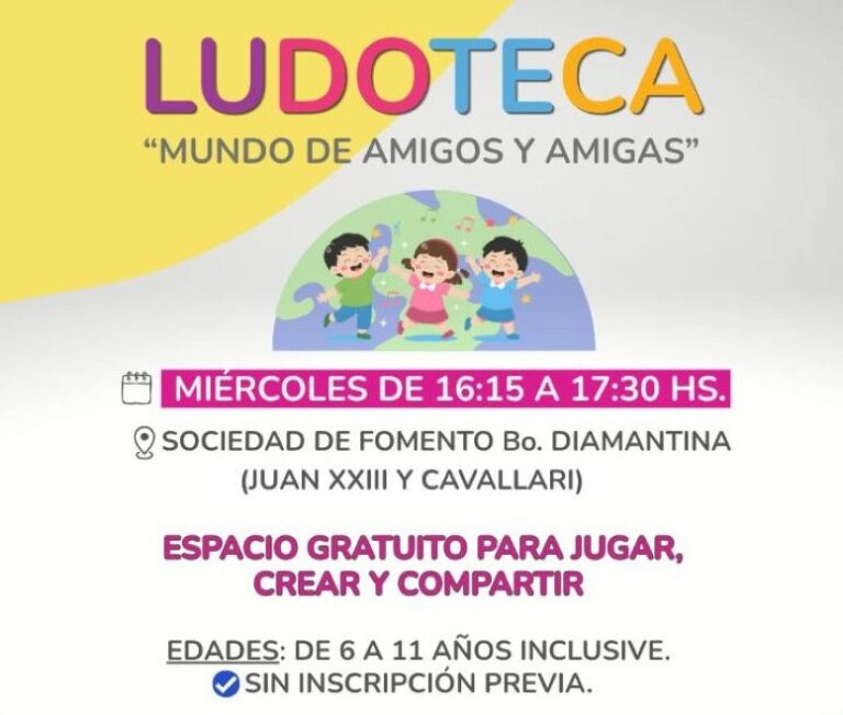 Ludoteca gratuita en Barrio Diamantina
