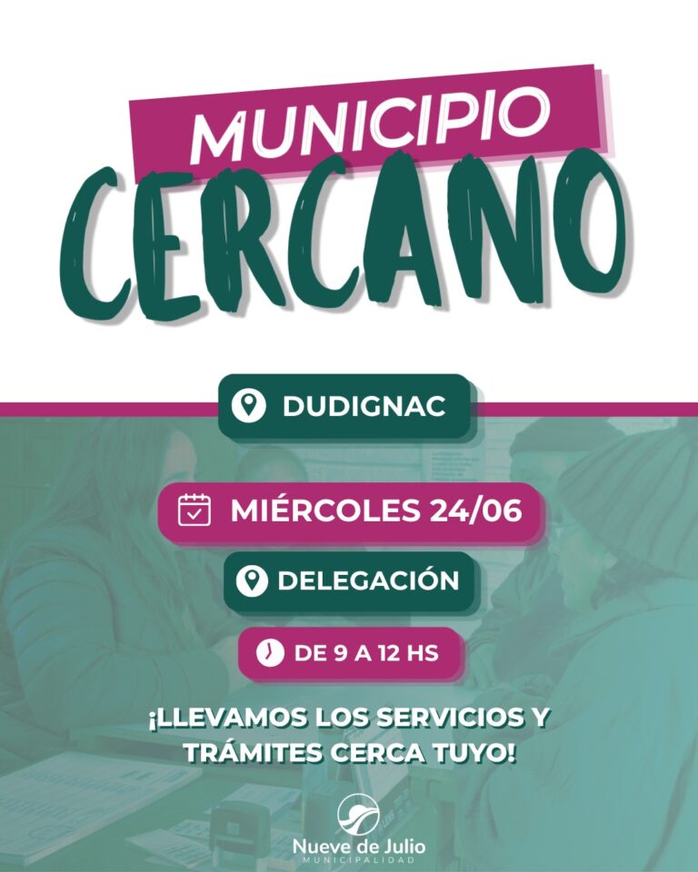 Dudignac será el segundo destino del programa “Municipio Cercano”