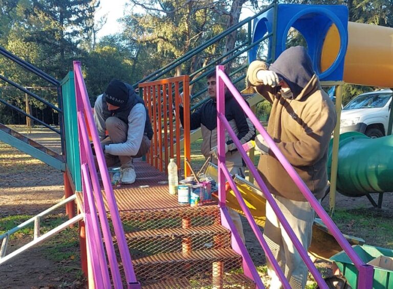 Avanza la puesta en valor del Parque General San Martín con mejoras integrales