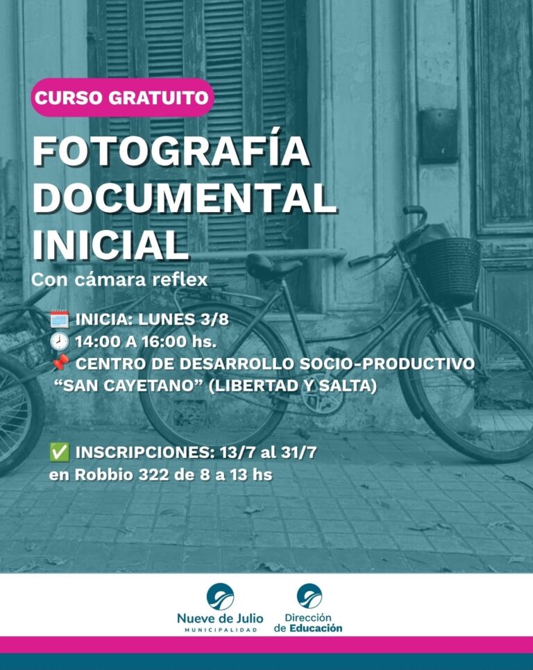 Curso gratuito de Fotografía Documental Inicial: abren la inscripción y será en agosto