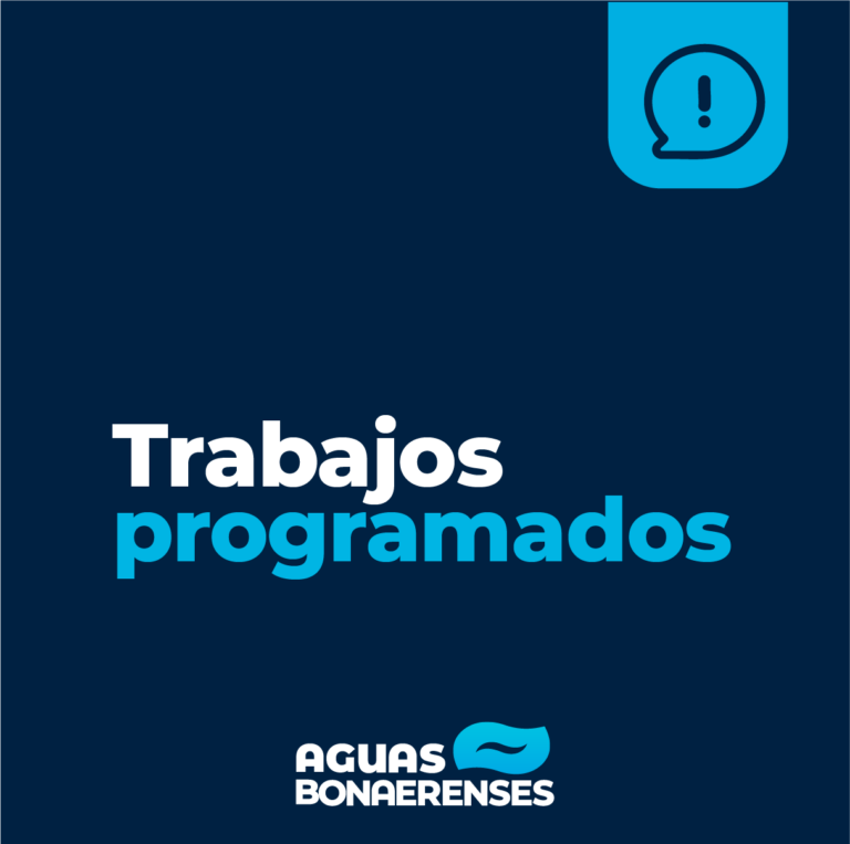ABSA realizará trabajos en el acueducto y habrá falta de agua en French y baja presión en Carlos Casares y Pehuajó