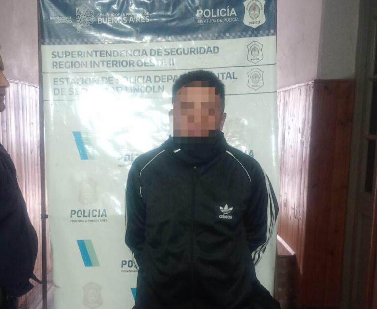 Aprehendieron a un joven de 21 años por provocar disturbios en la vía pública en Lincoln