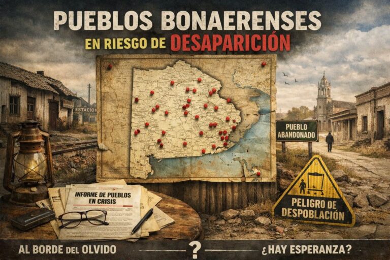 Pueblos bonaerenses en riesto de desaparición-Primera parte