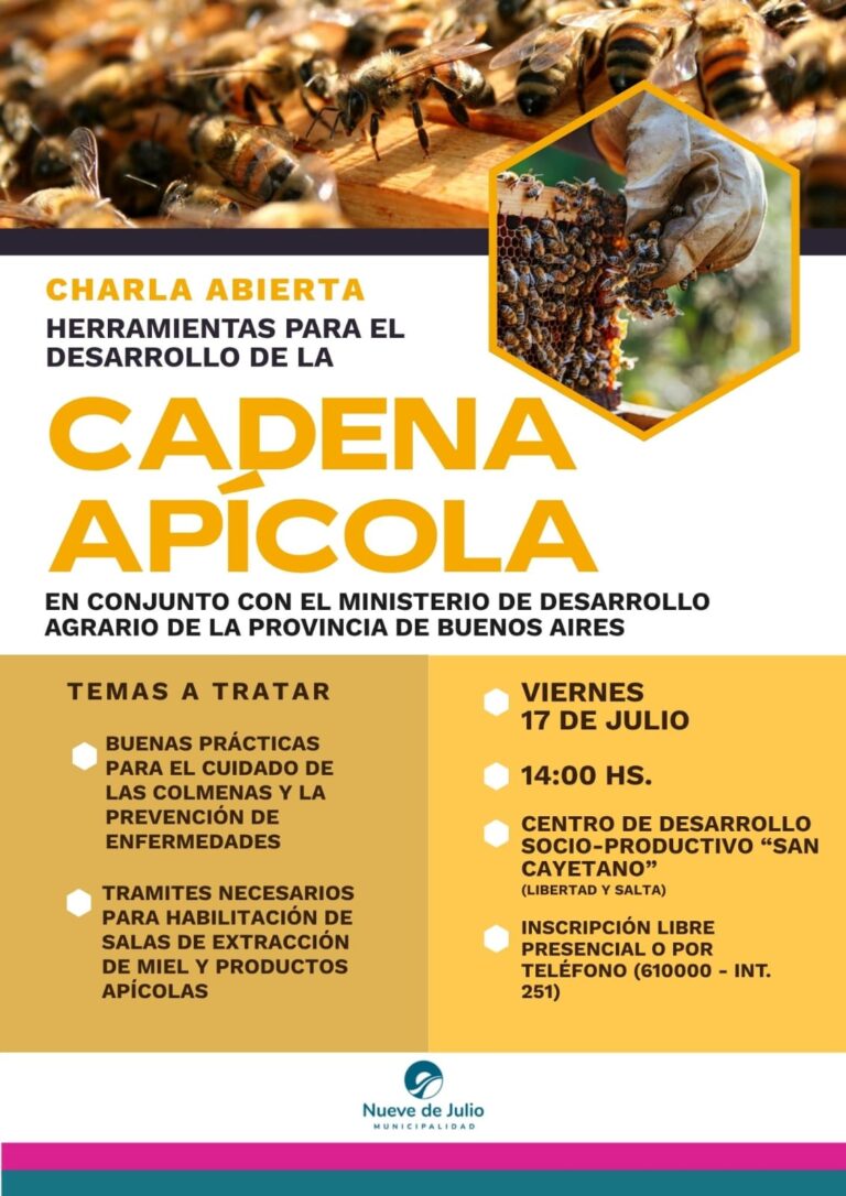 Charla abierta sobre herramientas para fortalecer la cadena apícola