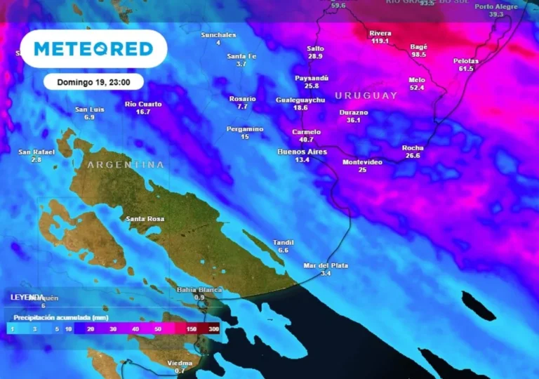 Domingo fresco e inestable en Nueve de Julio: lloviznas por la mañana, cielo cubierto y una semana con bajas temperaturas