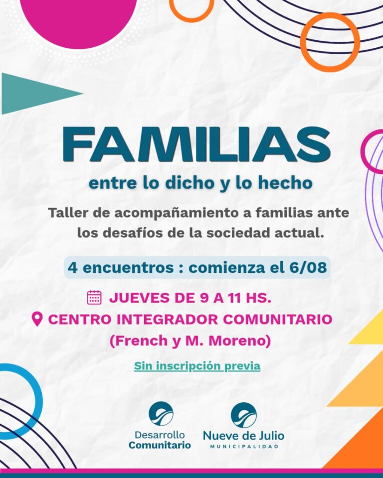 Familias: lanzan un taller gratuito para acompañar las crianzas y fortalecer los vínculos