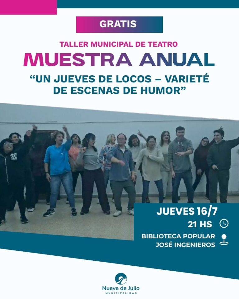 El Taller Municipal de Teatro presenta su primera muestra abierta con una varieté de humor