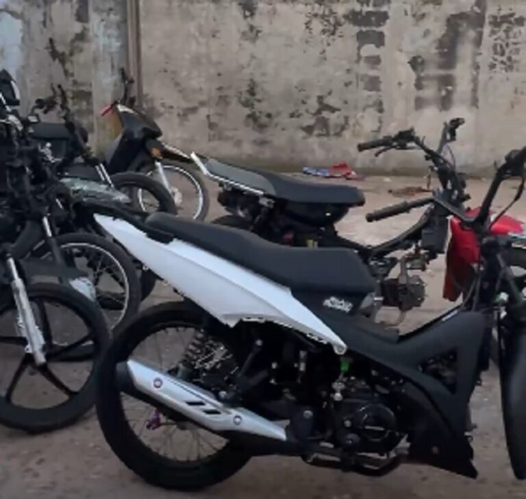 18 motocicletas secuestradas durante el operativo “Domingrau” en Pehuajó