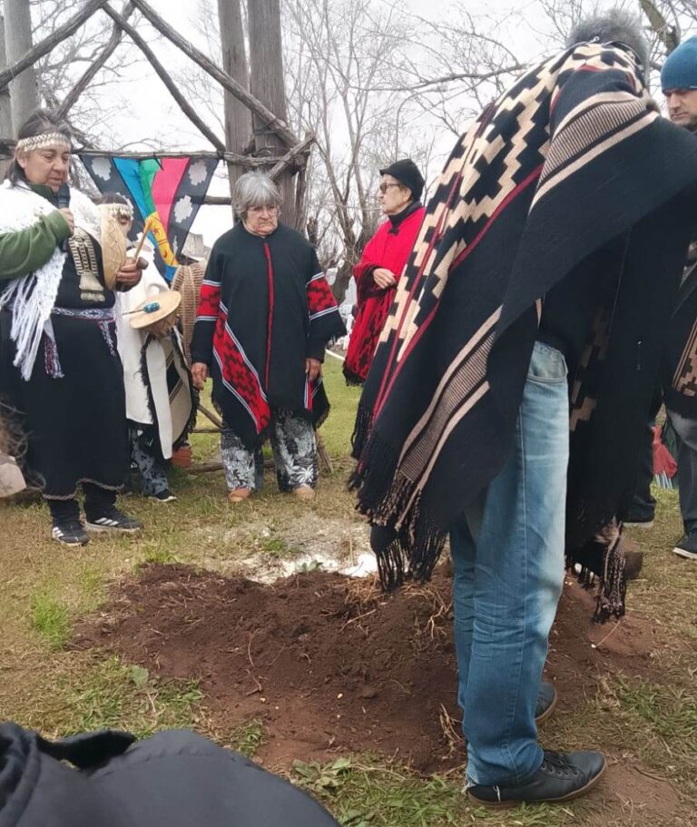 Olascoaga honró a la Pachamama con una emotiva celebración de tradiciones ancestrales