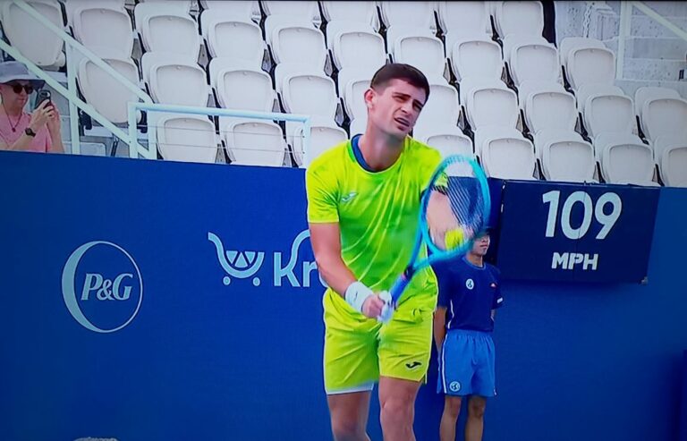 Mariano Navone cayó ante Alexander Blockx en Cincinnati tras un partido interrumpido por la lluvia