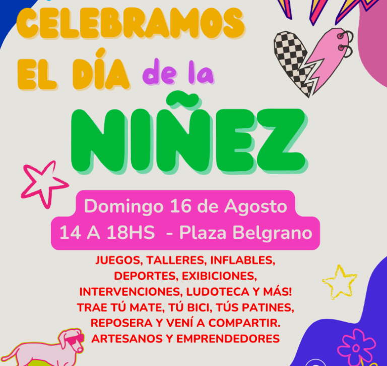 El Día de la Niñez se celebrará en Plaza Belgrano