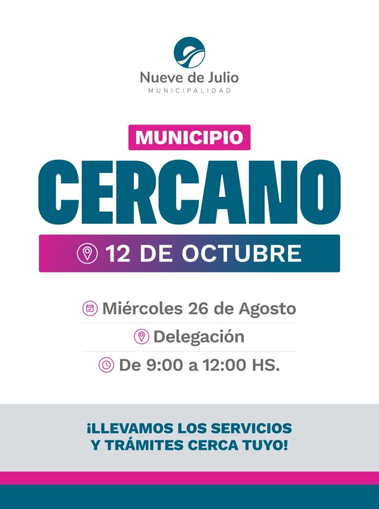 Municipio Cercano llega a 12 de Octubre con servicios y atención a los vecinos