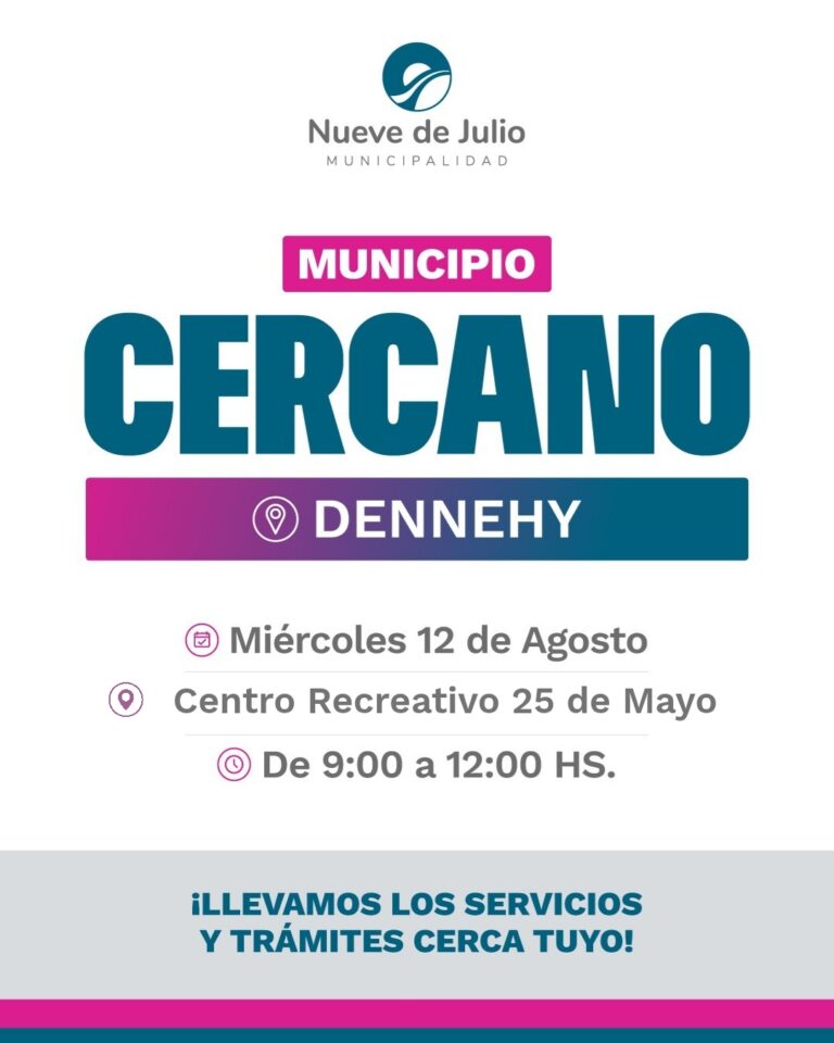 Municipio Cercano llega a Dennehy con servicios y atención a los vecinos