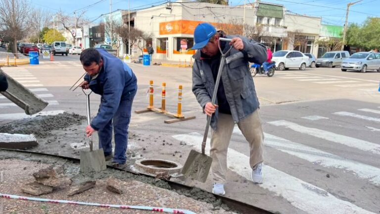 Continúan los trabajos de reparación de ochavas