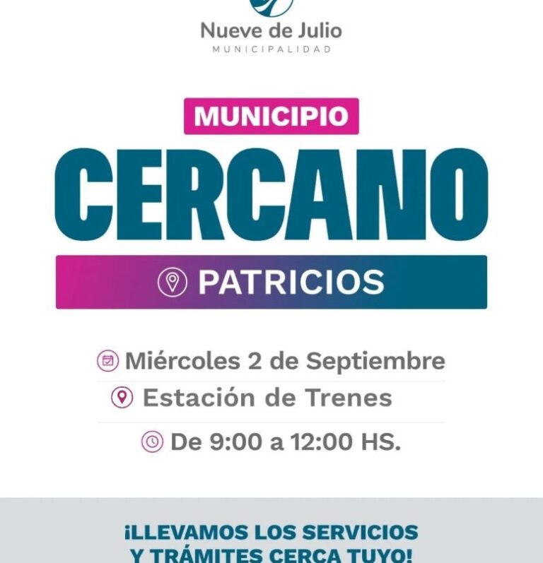 Municipio Cercano llega a Patricios